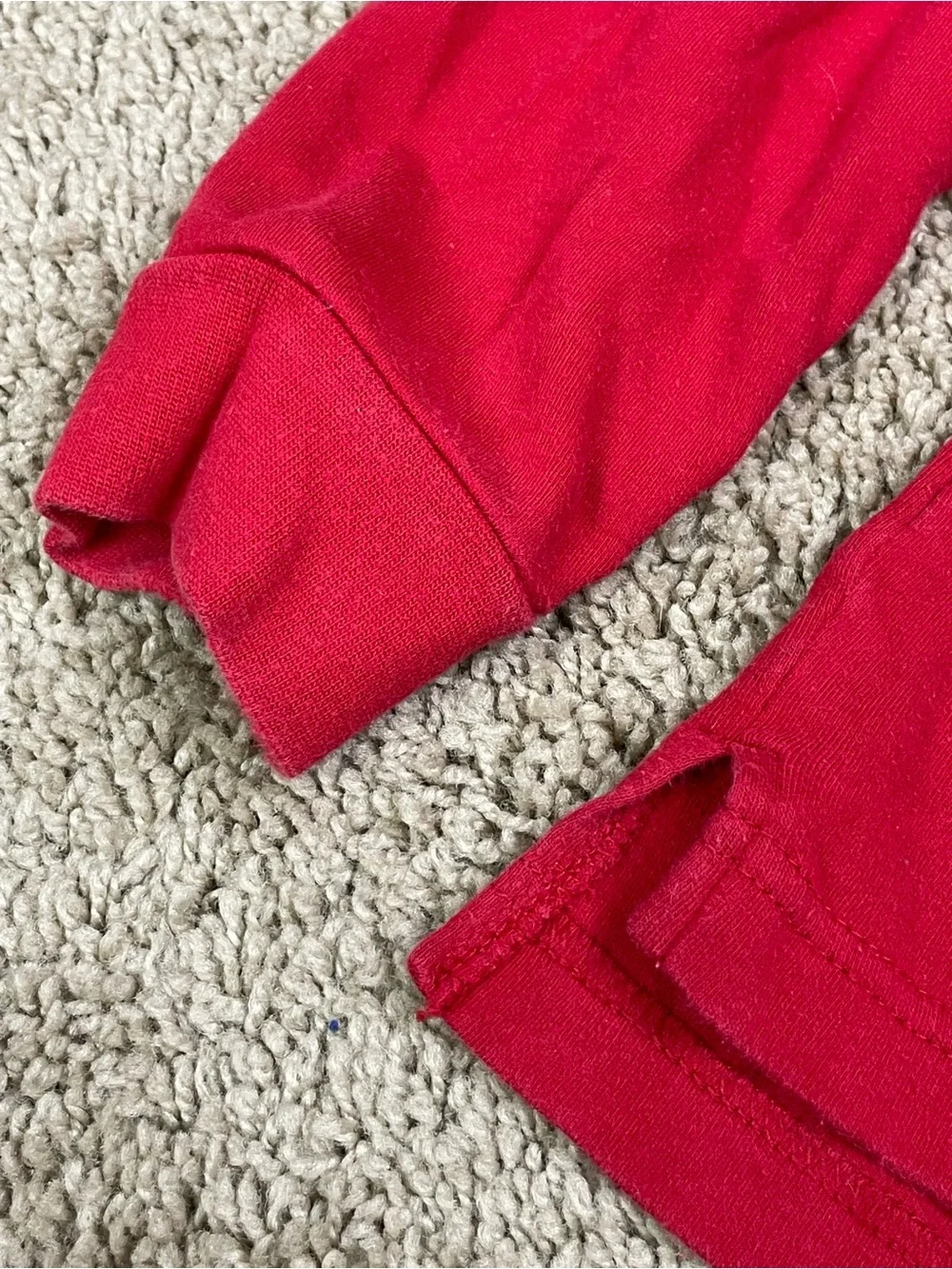 Spyder Red Long Sleeve Tee with Large Black‎ Spider Graphic